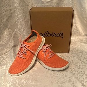 allbirds Tree Runner Tennis Shoes - Kauri Melon -Women’s 10